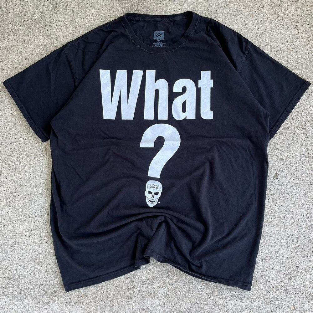 WWE Modern Stone Cold Steve Austin What ? Graphic Tee